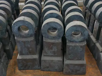 Tête de marteau de concasseur en acier au manganèse de haute qualité, pièces de précision moulées résistantes à l'usure pour le recyclage de pierres et l'exploitation minière