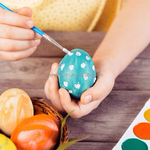 Telur Paskah kayu kreatif belum selesai untuk gambar DIY untuk dekorasi Paskah dan bahan eksperimental - Product Image 5