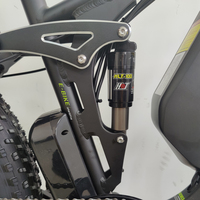 Sepeda gunung listrik Off-Road 2000w, ban ganda sepeda suspensi penuh 2000W 48V 21Ah ban 26 inci e-bike