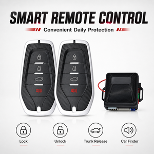 Système d'alarme de voiture universel 12V à code tournant avec anti-carjacking Alarma Para Carros - Product Image 5