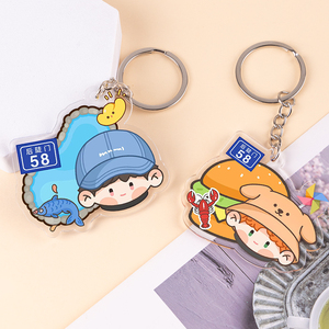 Tùy Chỉnh Acrylic Keychain Trong Suốt Móc Chìa Khóa Nhẫn Cho Thủ Công Rõ Ràng Đầy Màu Sắc Mặt Dây Chuyền Tự Làm Acrylic Quyến Rũ Bán Buôn - Product Image 4