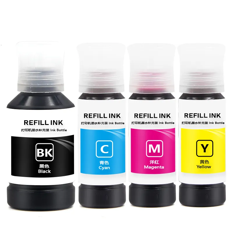 Ocbestjet 003 102 101 105 502 504 Refill Bottle Dye Ink For Epson Ecotank Eco Tank ET-2750 Printer