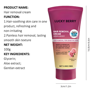 Crème dépilatoire indolore pour les zones intimes, 100 g, formule pour peaux sensibles avec <span class=keywords><strong>spatule</strong></span>, pour femmes et hommes - Product Image 2