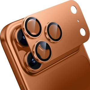 Protector de Lente de Cámara Metálico para <span class=keywords><strong>iPhone</strong></span> 17 11 <span class=keywords><strong>12</strong></span> 13 Pro Max 14 15 16 Plus <span class=keywords><strong>12</strong></span> 13 <span class=keywords><strong>Mini</strong></span> 17 Air Accesorios de Cubierta de Lente de Vidrio - Product Image 1