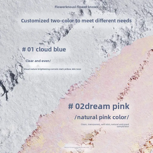 <span class=keywords><strong>Poudre</strong></span> Compacte Multicolore Flower Knows Shell's Jewel, Fini Maquillage Imperméable Longue Durée, <span class=keywords><strong>Poudre</strong></span> Fixante Clair Cuit au Four - Product Image 6