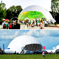 Dôme de glamping de luxe moderne en PVC, serre géodésique quatre saisons, tente igloo pour l'hôtellerie