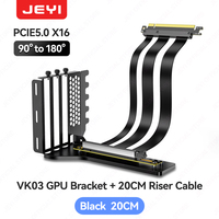 Vente en gros JEYI VX03 Support de carte graphique vertical en fer à 3 fentes noir-en stock et utilisé