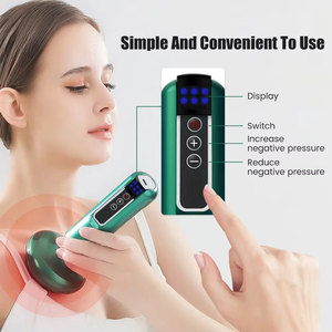 เครื่องนวดกระชับสัดส่วนแบบถ้วยดูดสุญญากาศ พร้อมระบบทำความร้อนอินฟราเรดผ่านพอร์ต USB ช่วยลดเซลลูไลท์ ขูดกัวซา ใช้ในบ้าน - Product Image 4