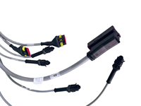 Faisceau de câbles avec connecteur 8 broches et relais-fusible 25A pour moto, automobile, véhicule électrique et moissonneuse-batteuse