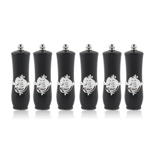 Beauty Cosmetics Kit de bálsamo <span class=keywords><strong>labial</strong></span> Black Gloss Lipstick Tube con diseño de flores para uso <span class=keywords><strong>labial</strong></span> - Product Image 6