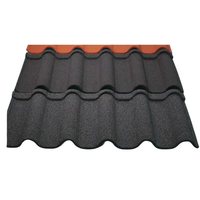 Nuevo tipo Popular Milano Stone recubierto de metal acero teja de zinc material de techado de Tejas