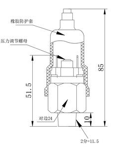 สวิตช์ความดันเชิงกล fpsให้การควบคุมความดันอากาศ HVAC สวิตช์ความดันเชิงกล0 ~ 5.0Mpa SPST SPDT MR1/8 MR1/4 FR1/4เกลียวสำหรับปั๊ม HVAC - Product Image 6