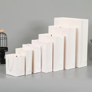 Сумки-шопперы из картона с ручками из хлопковой ленты, различных размеров, складные, с индивидуальным дизайном, горячим тиснением, из переработанных материалов, с вашим логотипом - Product Image 2