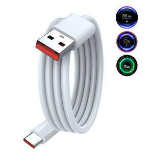 Venta al por mayor 120W Cargador Cable USB Tipo C 6A Cable para <span class=keywords><strong>Xiaomi</strong></span> Civi <span class=keywords><strong>11T</strong></span> <span class=keywords><strong>Pro</strong></span> <span class=keywords><strong>Redmi</strong></span> <span class=keywords><strong>Note</strong></span> 11 <span class=keywords><strong>Pro</strong></span> + Black Shark 4SPro 67W - Product Image 2