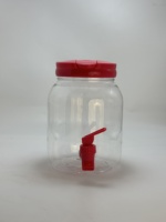 Distributeur de boissons en plastique bleu ciel de 2,5 L avec robinet, distributeur de boissons de 1 gallon