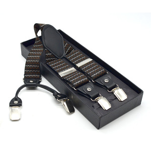 <span class=keywords><strong>Bretelle</strong></span> alla Moda da <span class=keywords><strong>Uomo</strong></span> con 4 Clip, <span class=keywords><strong>Bretelle</strong></span> Casual <span class=keywords><strong>in</strong></span> <span class=keywords><strong>Pelle</strong></span>, <span class=keywords><strong>Bretelle</strong></span> Elastiche per Pantaloni da <span class=keywords><strong>Uomo</strong></span> - Product Image 4