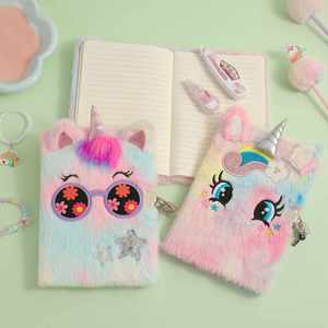 Carnet de voyage scolaire pour garçons, cadeau d'anniversaire, journal en peluche pour enfants, journal secret pour filles avec serrure et clé - Product Image 2