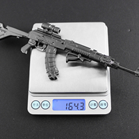 Réplica Realista de Pistola AKM, Miniatura de Rifle de Asalto de Aleación de Zinc de 23 cm, Coleccionable, de Gran Peso, para Exhibición en Escritorio, Regalo para Hombres