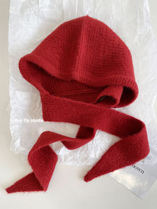 Chapeau Balaclava rétro personnalisable avec sangle, chaud pour l'automne et l'hiver, voyage en plein air, chapeau froid tendance et polyvalent pour femmes - Product Image 6