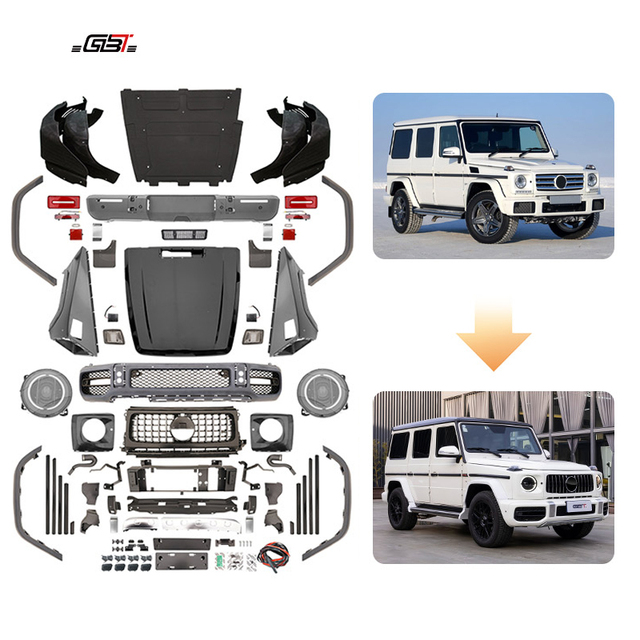 GBT 2025 Mercedes W463 to W464 Body Kit G63 Model Bumper Lips Conversion Kit for 2008-2017 Mercedes Benz G Class W463 G500