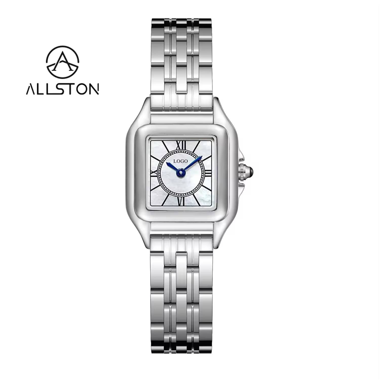 ตัวเรือนสีเงิน+หน้าปัดเปลือกหอยสีขาว 04