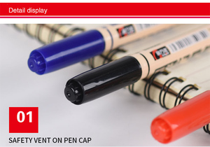 Genvana đôi đầu Bút đánh dấu vĩnh viễn không thấm nước và nhanh khô dầu dựa trên đôi lời khuyên đánh dấu vĩnh viễn - Product Image 2