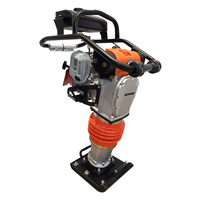 Machine de compactage vibratoire industrielle APCOM, moteur de machine à compactage vibratoire, pour le remblaiement de fossés, compacteur de sol robuste pour travaux de construction