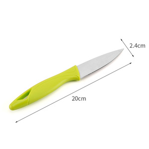 Couteau à fruits S105, lame en acier inoxydable, manche en plastique, outil de cuisine portable pour peler les fruits et légumes, lame de 6 pouces, 19,7 cm - Product Image 4