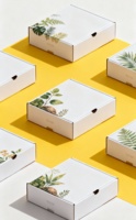 Vente en gros Paquet de petits produits imprimés de qualité supérieure Mailing Lujo Boîte de papier personnalisée pour entreprise en ligne pas cher à bas quantité minimale de commande