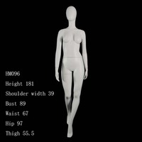 Mannequin Femme Corps Entier Blanc avec Caractéristiques Faciales Réalistes, Bras Amovibles, Support en Fibre de Verre Durable, Pose Debout, pour Vêtements et Chaussures