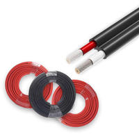 Cable Solar de Cobre Estañado con Aislamiento de PVC para Sistemas Fotovoltaicos de Corriente Continua, Doble, 2*2.5MM2, 2*4MM2, 2*10MM2