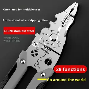 Pince multifonctionnelle pour électriciens en gros, pour le dénudage et le décalage des fils, outil à main pour électriciens - Product Image 4
