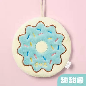 Serviette de séchage à la main en molleton de corail doux épais à 3 couches Crochet inspiré du fromage en forme de gâteau à séchage rapide Inspiré du gâteau au fromage jetable - Product Image 5