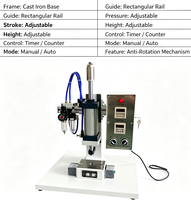 Máquina de Perfuração Pneumática com Curso Ajustável, Interruptor Manual e Automático, Usada para Estampagem, Rebitagem e Montagem por Pressão de Metais