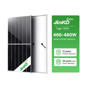 Jinko แผงเซลล์แสงอาทิตย์สองหน้า 460 วัตต์ N-Type ยืดหยุ่น PERC Topcon ครึ่งเซลล์ 450 WP 445 WP 480W PV โมดูล - Product Image 1