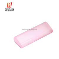 HH Brand H154 Unisex Tragbare Kunststoff-Brillenaufbewahrungsbox Anpassbare Mehrfarbige Transparente Kontaktlinsen- und Brillenbox