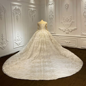 Jancember LSCJ18 Classic Square Collar Empire <b>Long</b> Tail <b>Wedding</b> Women's <b>Dresses</b> - Product Image 3