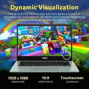 Snsv Chromebook flip 14 FHD ทัชสกรีน4GB RAM 64GB eMMC Chrome OS MediaTek panio 500ซีรีส์60Hz 1ปีแล็ปท็อปนักเรียน - Product Image 6