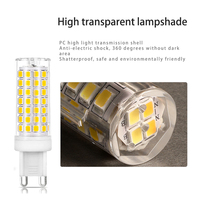 G9 LED Haute Luminosité Lampe Perle En Céramique Lampe Corps Maïs Ampoule AC85-265V Large Tension Sortie 5W 7W 9W 18W Chaud Blanc Froid Éclairage