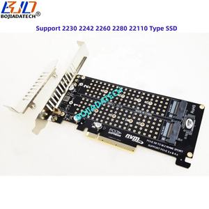 PCI Express 3,0 X8 PCl-E 4,0 8X на двойной 2 NGFF <span class=keywords><strong>M</strong></span>.2 ключ-<span class=keywords><strong>M</strong></span> ключ B + <span class=keywords><strong>M</strong></span> 2280 22110 м2 NVME SSD адаптер Raid Card - Product Image 3