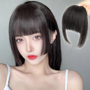 AU Bán Buôn Tóc Người Nữ Gọn Gàng <span class=keywords><strong>Fringe</strong></span> Vô Hình Bền Clip-In Công Chúa Nhật Bản Cắt Bangs - Product Image 2