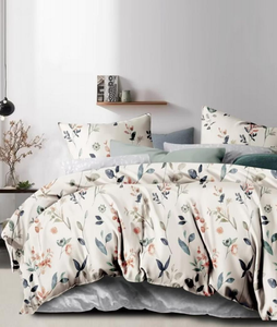 Parure de lit grande taille, ensemble de literie en porcelaine, impression <span class=keywords><strong>personnalisée</strong></span>, housse de <span class=keywords><strong>couette</strong></span>, 3 pièces - Product Image 4