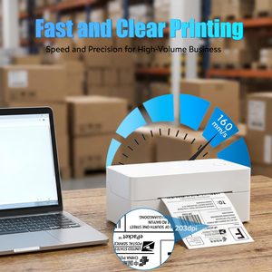 <span class=keywords><strong>Imprimante</strong></span> sans fil pour <span class=keywords><strong>ordinateur</strong></span> portable OCOM OCBP-406DT IOS Android pour les petites entreprises, <span class=keywords><strong>imprimante</strong></span> thermique Bluetooth pour étiquettes d'expédition - Product Image 3