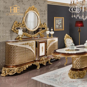 Canapé d'angle trois places de luxe de <span class=keywords><strong>marque</strong></span> <span class=keywords><strong>italienne</strong></span>, style classique européen, broderie royale, pour salon et maison - Product Image 3