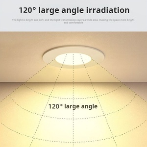 Hot bán trong nhà nồi ánh sáng siêu mỏng vòng vuông <span class=keywords><strong>LED</strong></span> <span class=keywords><strong>SMD</strong></span> đèn trần Bảng điều chỉnh ánh sáng - Product Image 5