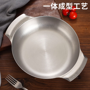Chef Meis Stainless Steel Double Ear <b>Pot</b> 24cm <b>Large</b> Capacity For Hot <b>Pot</b> Ramen Cooking - Product Image 5