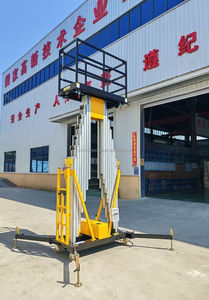 Estación de trabajo aéreo de aleación de aluminio con escalera doble de elevación hidráulica para luz alta - Product Image 2