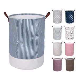 Personalizzabile pieghevole in tessuto di Nylon e cotone portaoggetti organizzatore Tote secchio pieghevole sacchetti cesti per panno sporco - Product Image 6
