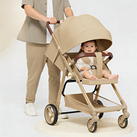 Poussette 3 en 1 pour nouveau-né avec siège auto, landau, chariot de voyage pas cher, pliable d'une seule main, poussette de luxe