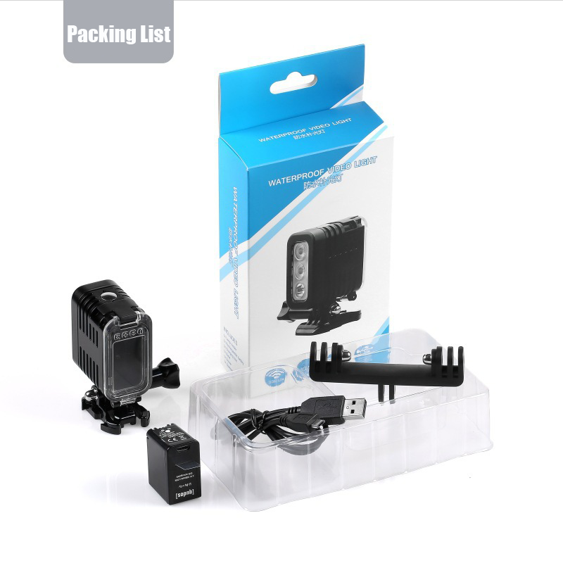 Hongdak Professional Underwater Diving Flashlights Outdoor High Lumen Waterproof Led Dive Lamp Light for Dive Go Pro Accessories